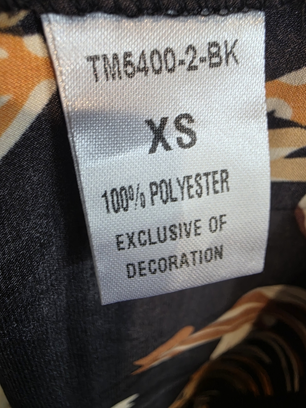 THML Black Horse-Print Smocked-Neck Blouse - Picture 5 of 5